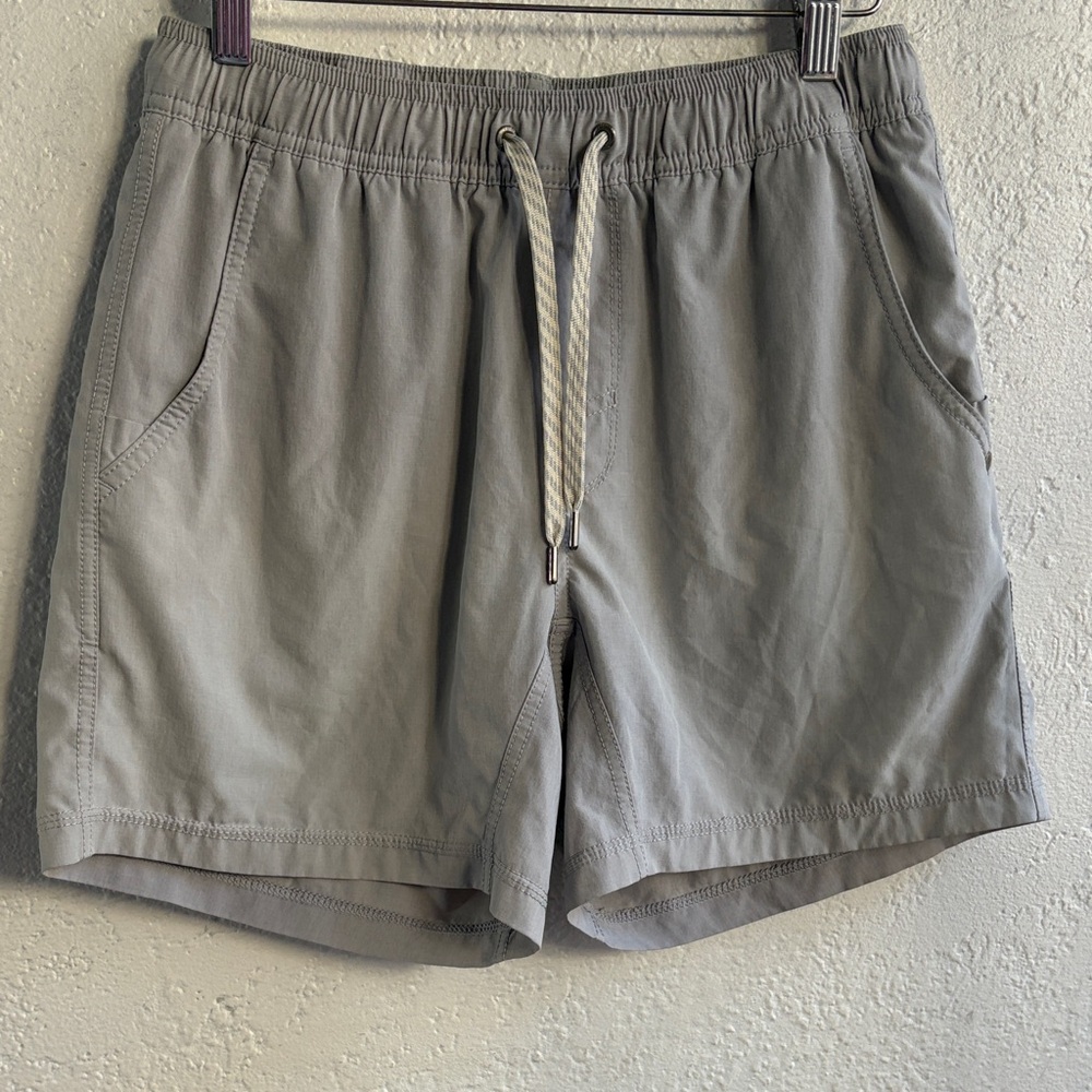 Vuori Gray Drawstring Casual Shorts